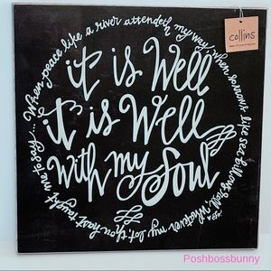 It Is Well With My Soul Wall Decoration
